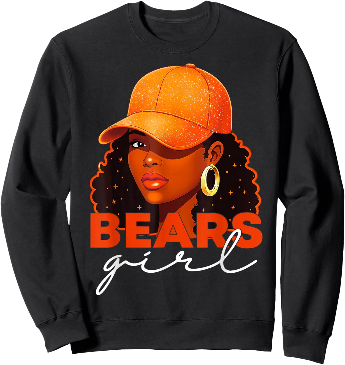 Bear Girl Black Women Melanin Girls Youth Teen Sweatshirt - Sweatshirt | Black