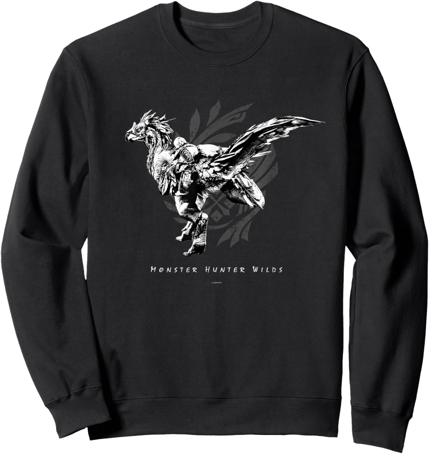 Monster Hunter Wilds Seikret Sweatshirt - Sweatshirt | Black