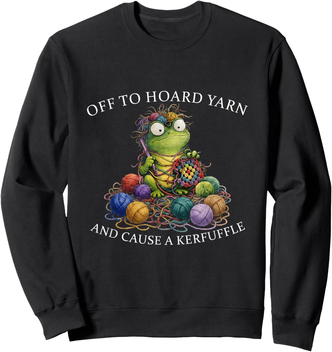 Yarn Lover Sweatshirt - Sweatshirt | Black