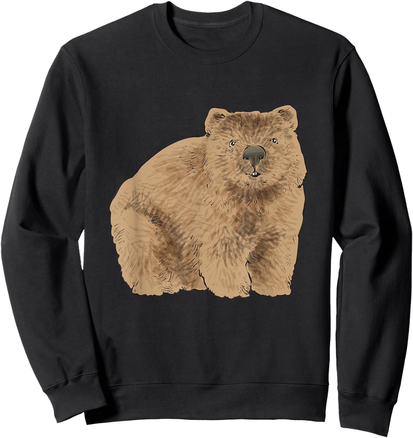 Wombat Lover Australian Wombat Sweatshirt - Sweatshirt | Black