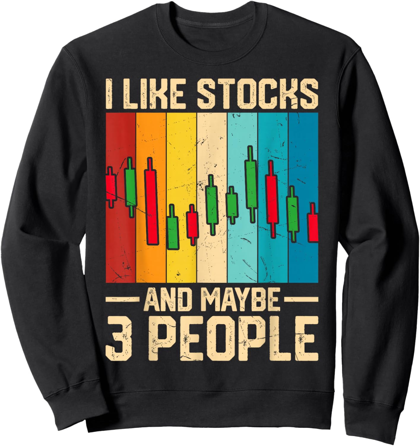 Stock Trader Day Trading Crypto Stock Market Money Investing Sweatshirt - Sweatshirt | Black