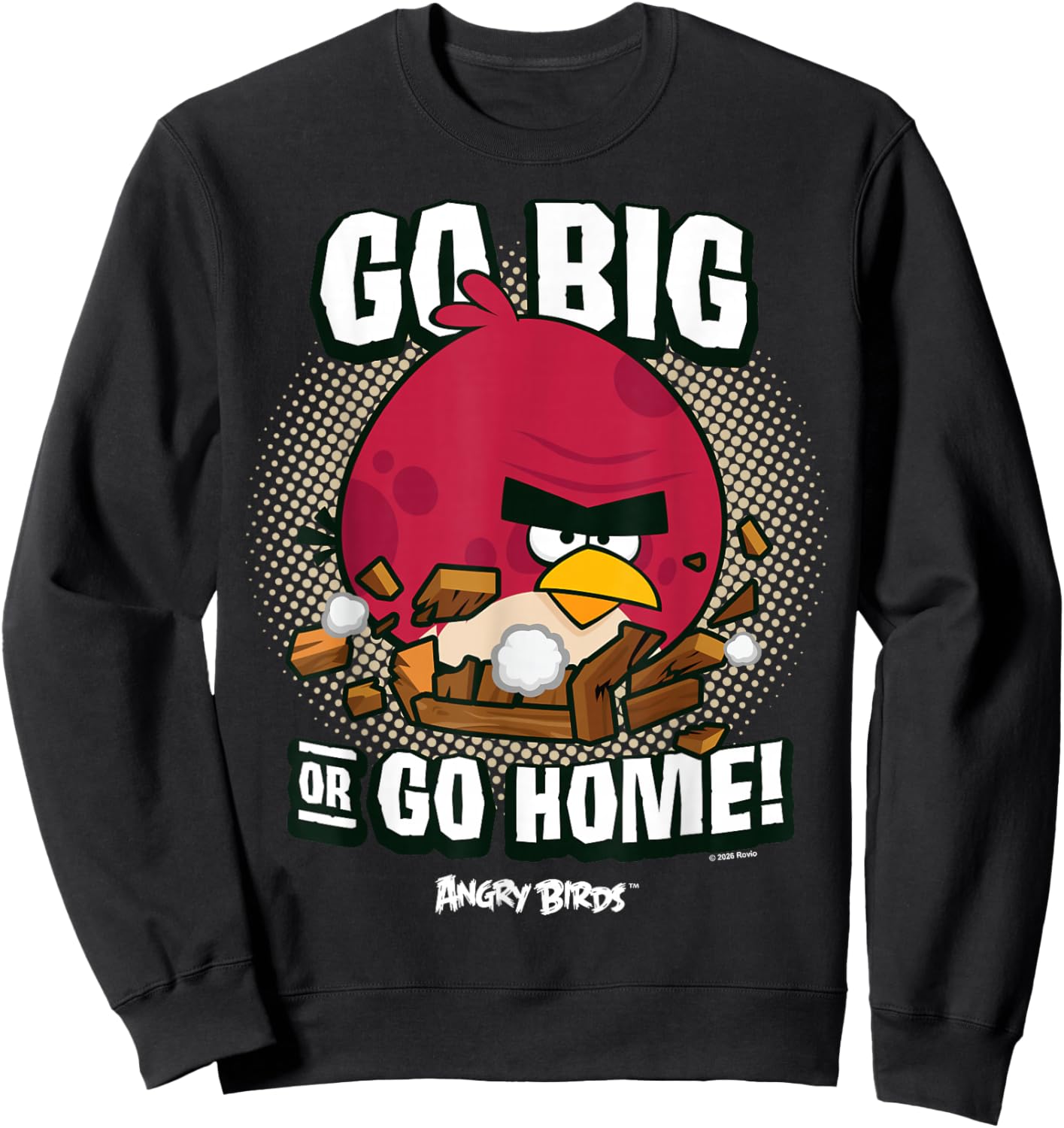 Angry Birds Terrence Go Big or Go Home Sweatshirt - Sweatshirt | Black