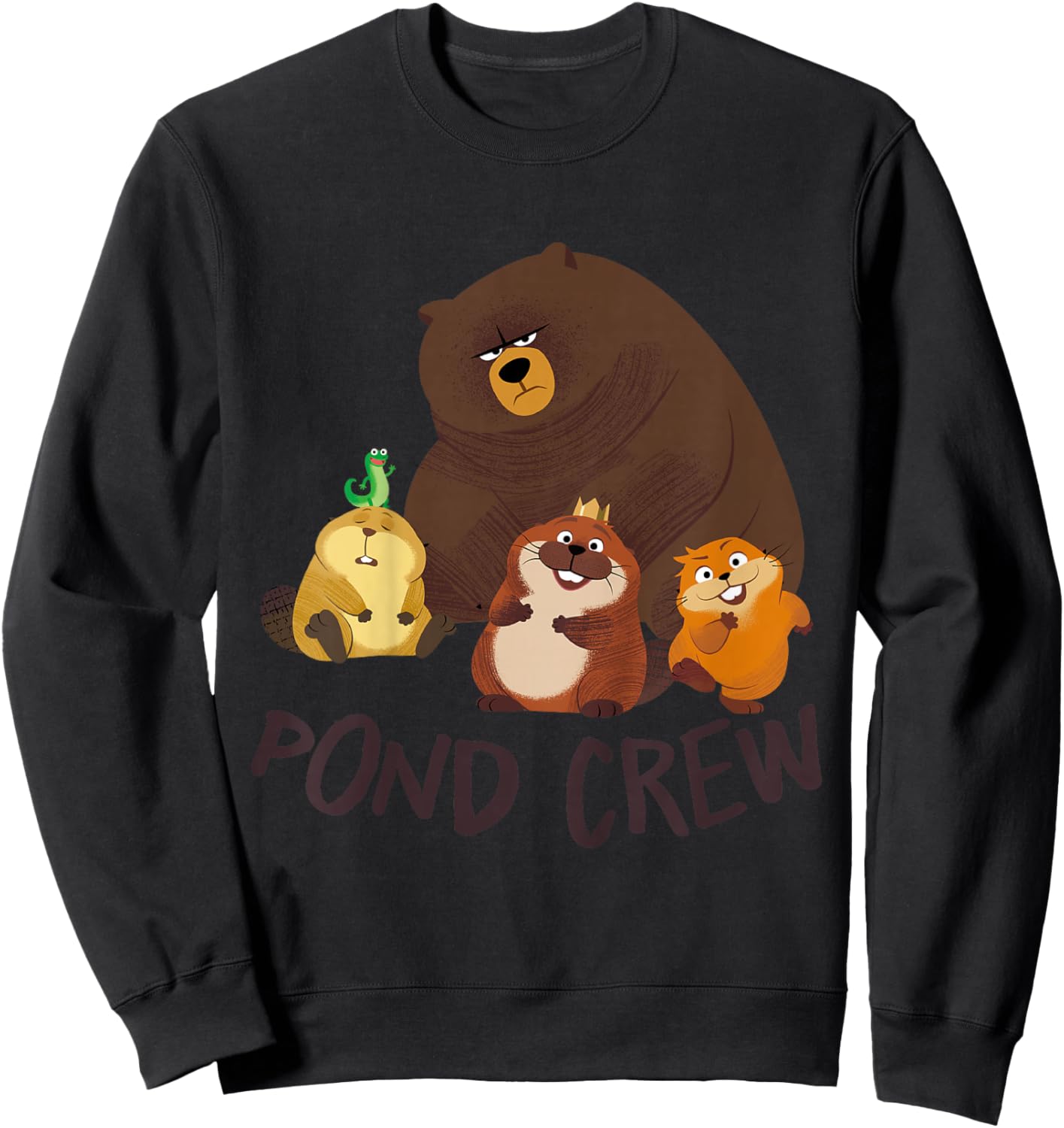 Hoppers Pond Crew Sweatshirt - Sweatshirt | Black