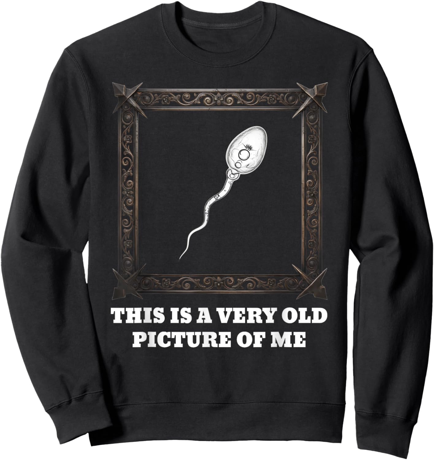 This is a Very Old Picture of Me Sweatshirt - Sweatshirt | Black