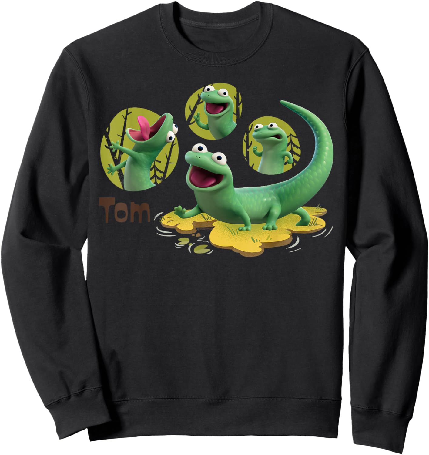 Disney and Pixar's Hoppers Tom The Lizard Lizard Lizard Sweatshirt - Sweatshirt | Black