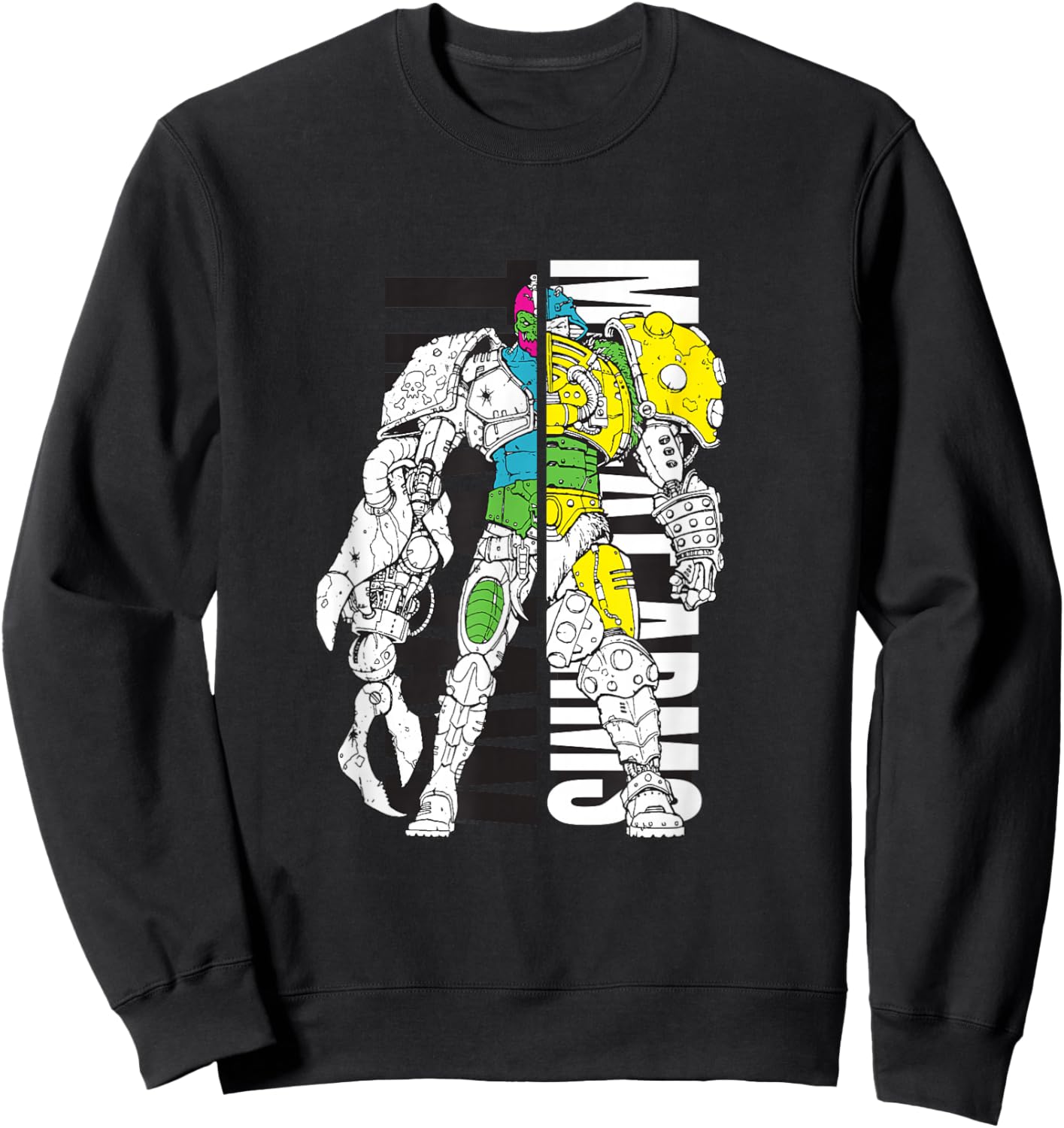 Masters of the Universe - Trap Jaw & Man-At-Arms Sweatshirt - Sweatshirt | Black