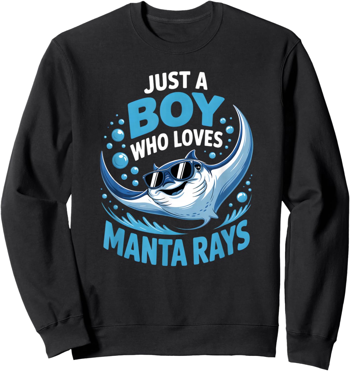 Boys Manta Ray Sweatshirt - Sweatshirt | Black