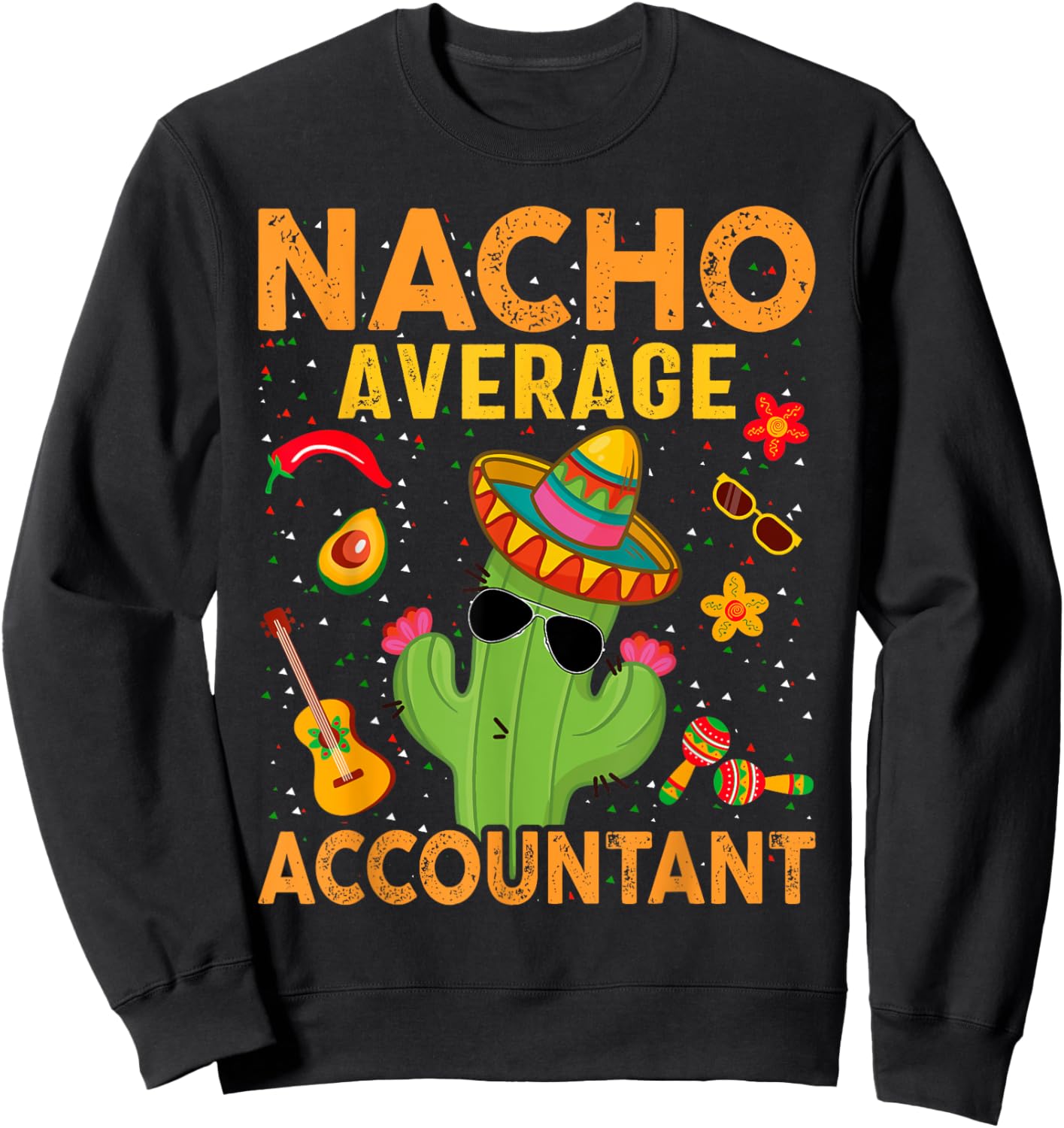 Fun Hilarious Accounting Humor | Funny Accountant Sweatshirt - Sweatshirt | Black