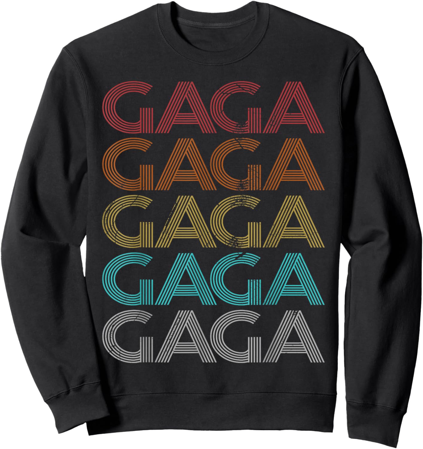 Retro Vintage Gaga Sweatshirt - Sweatshirt | Black