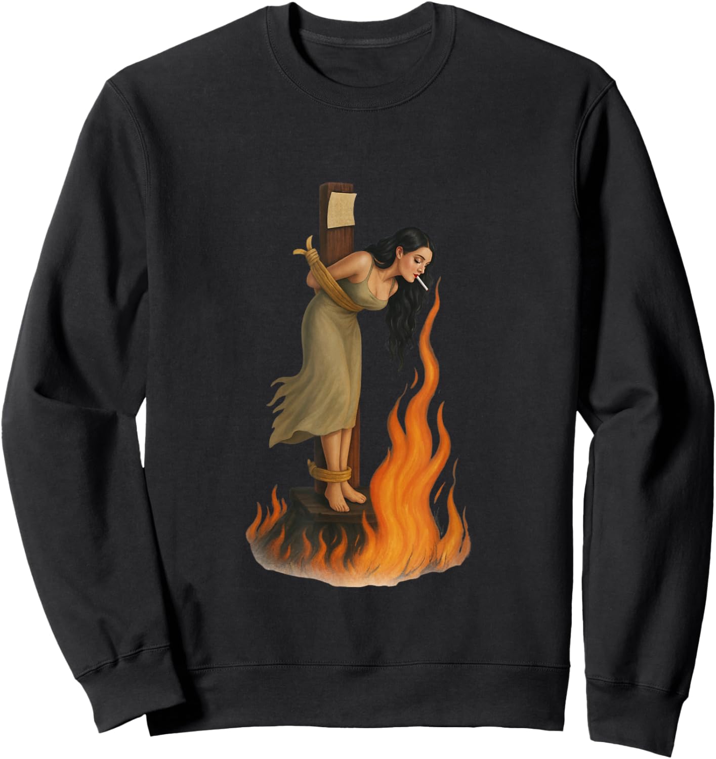 Rebellious Witch Sweatshirt - Sweatshirt | Black