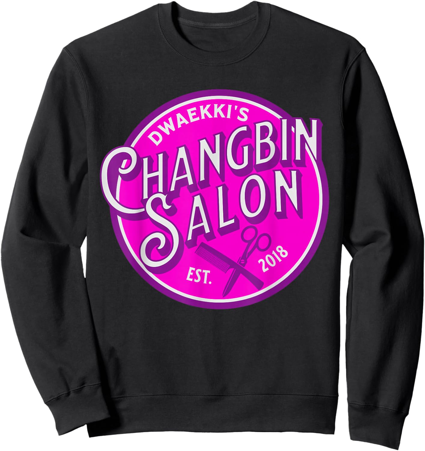 Changbin Salon Binnie SKZ Meme Design for Stay Sweatshirt - Sweatshirt | Black