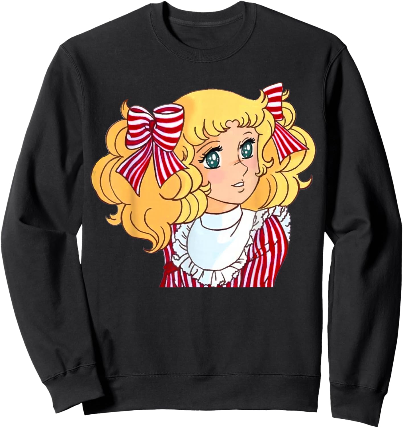 Candy Candy Japanese Retro Vintage 80s Anime Manga Sweatshirt - Sweatshirt | Black