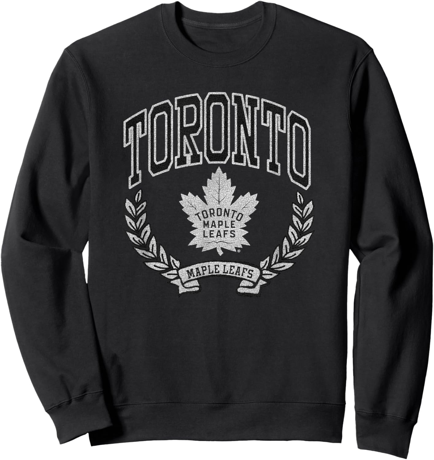 Toronto Maple Leafs Vintage Victory Blue Officially Licensed Sweatshirt - Sweatshirt | Black