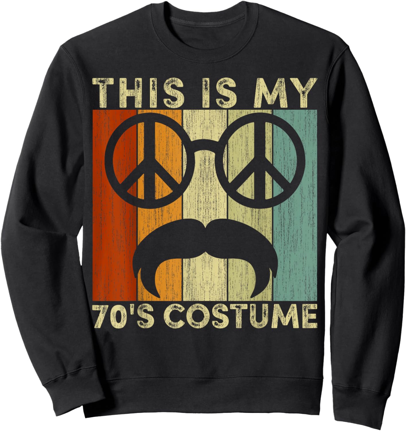 70s shirts This Is My 70s Costume disco 70's Sweatshirt - Sweatshirt | Black