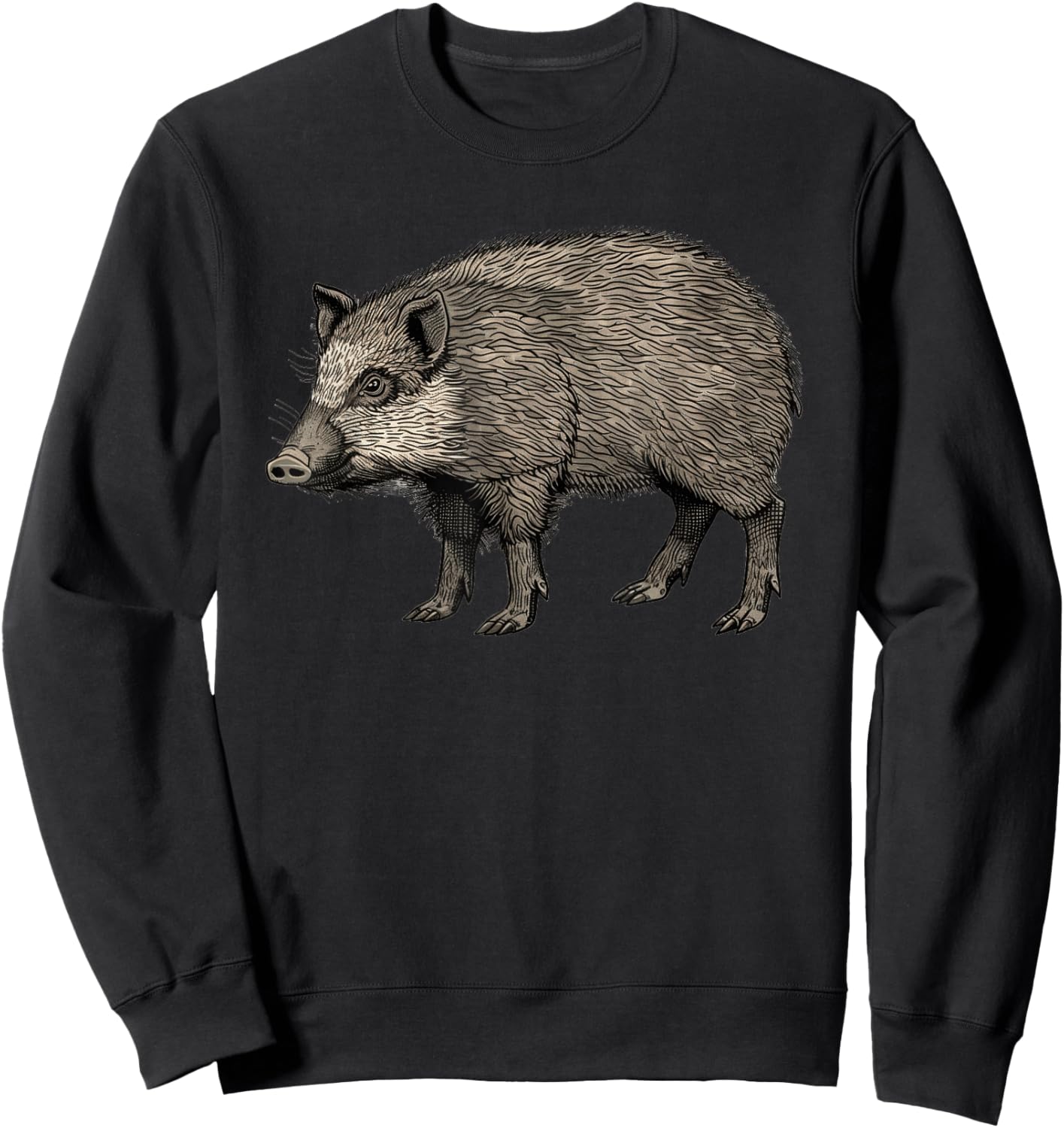 Javelina Retro Vintage Sweatshirt - Sweatshirt | Black