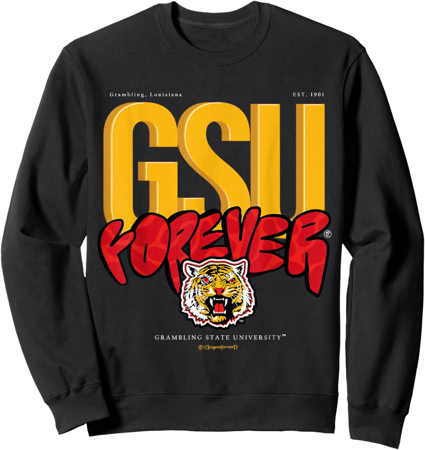 The Yard Essentials - Grambling State University - Forever Sweatshirt - Sweatshirt | Black