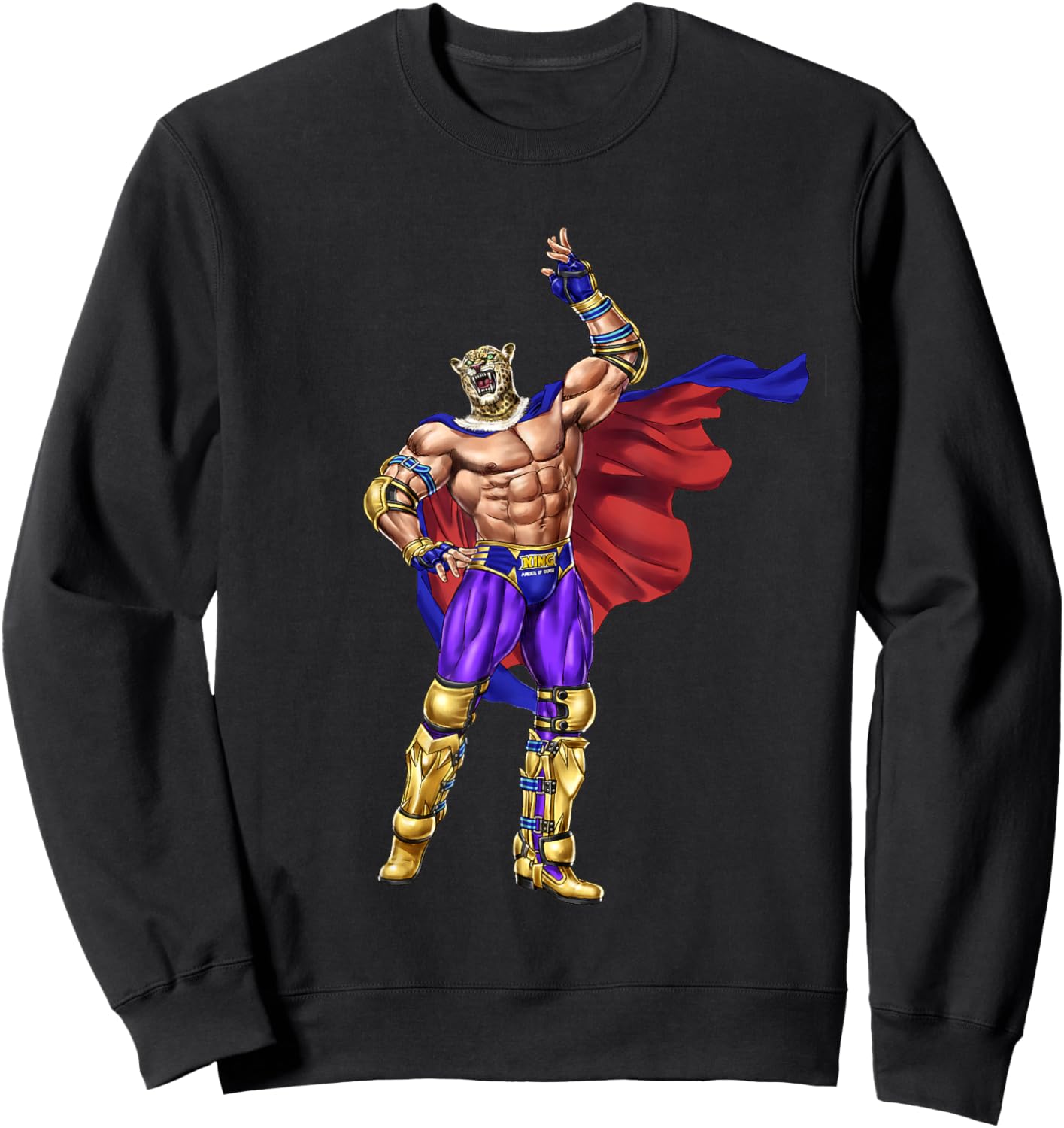 Bandai Namco Entertainment Inc. TEKKEN7 KING 004 , Small, Black Sweatshirt - Sweatshirt | Black