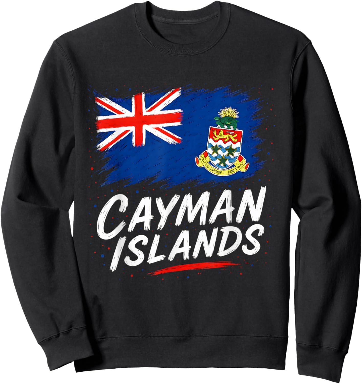 Cayman Islands Flag Caymanian Pride Sweatshirt - Sweatshirt | Black