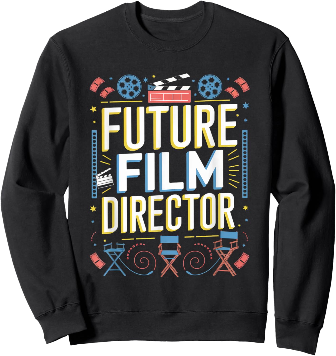 Future Film Director Graduation School Toddler Women Men Sweatshirt - Sweatshirt | Black