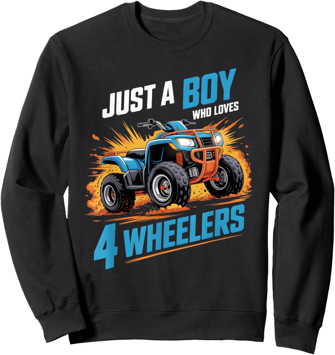 Boys 4 Wheeler Sweatshirt - Sweatshirt | Black