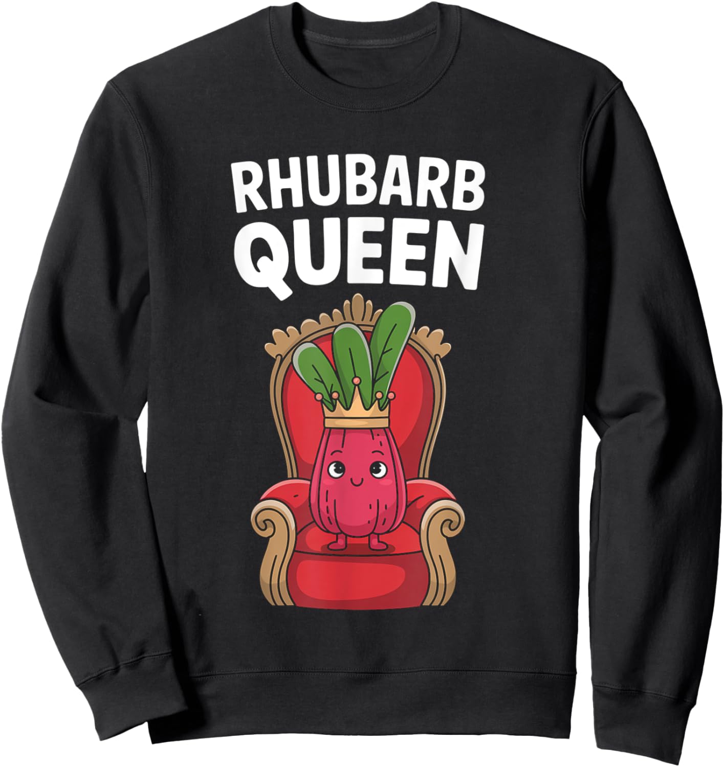 Rhubarb Queen Sweatshirt - Sweatshirt | Black