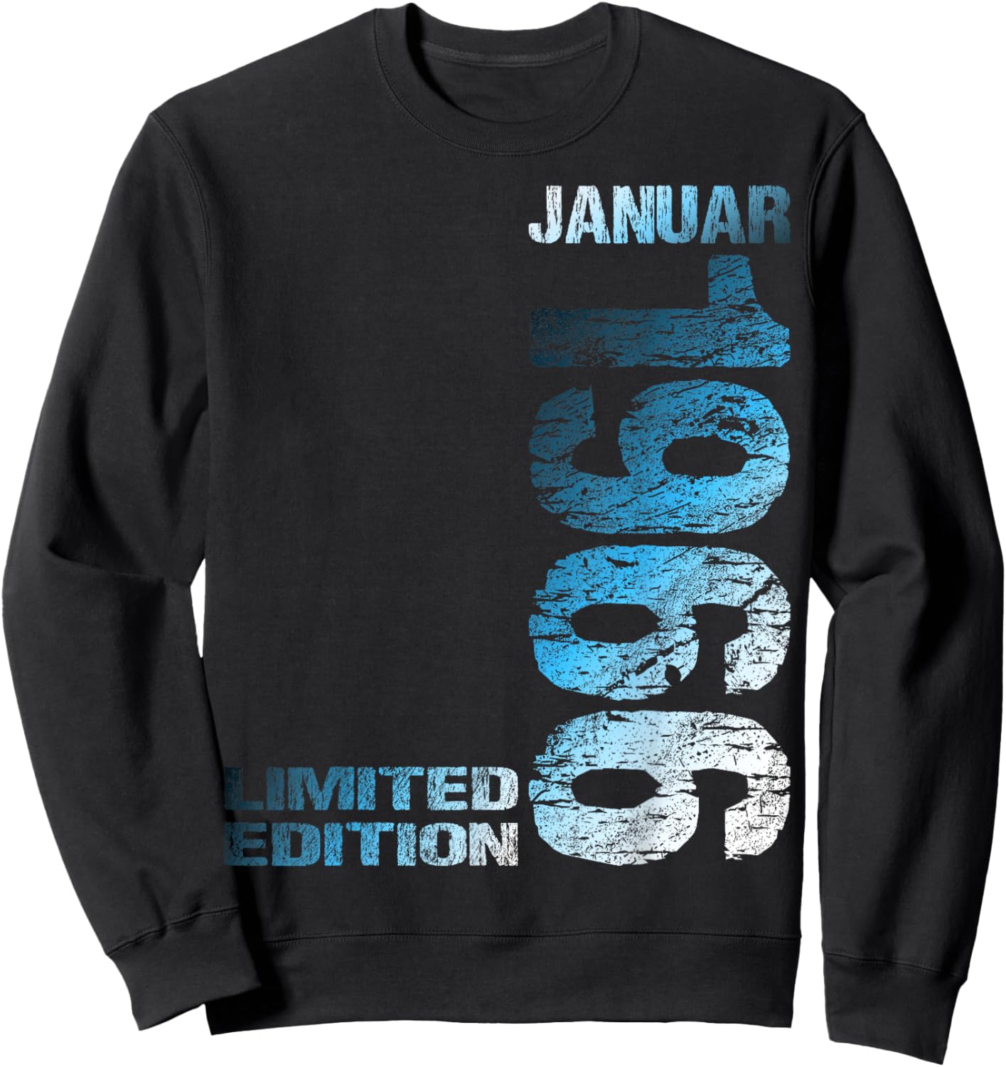 January 1966 Man Woman 60th Birthday Limited Edition Sweatshirt - Sweatshirt | Black