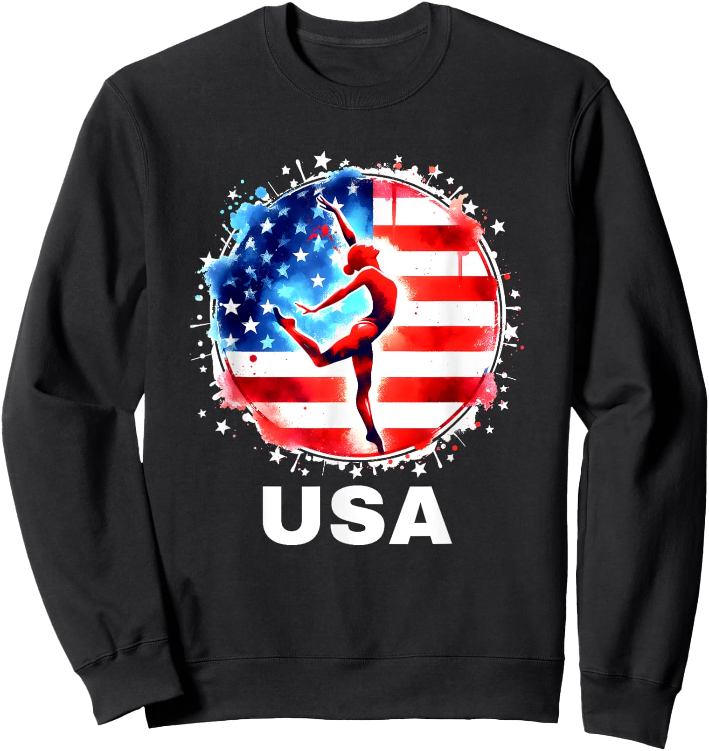 Gymnastics United States Team Apparel American Gymnastics Sweatshirt - Sweatshirt | Black