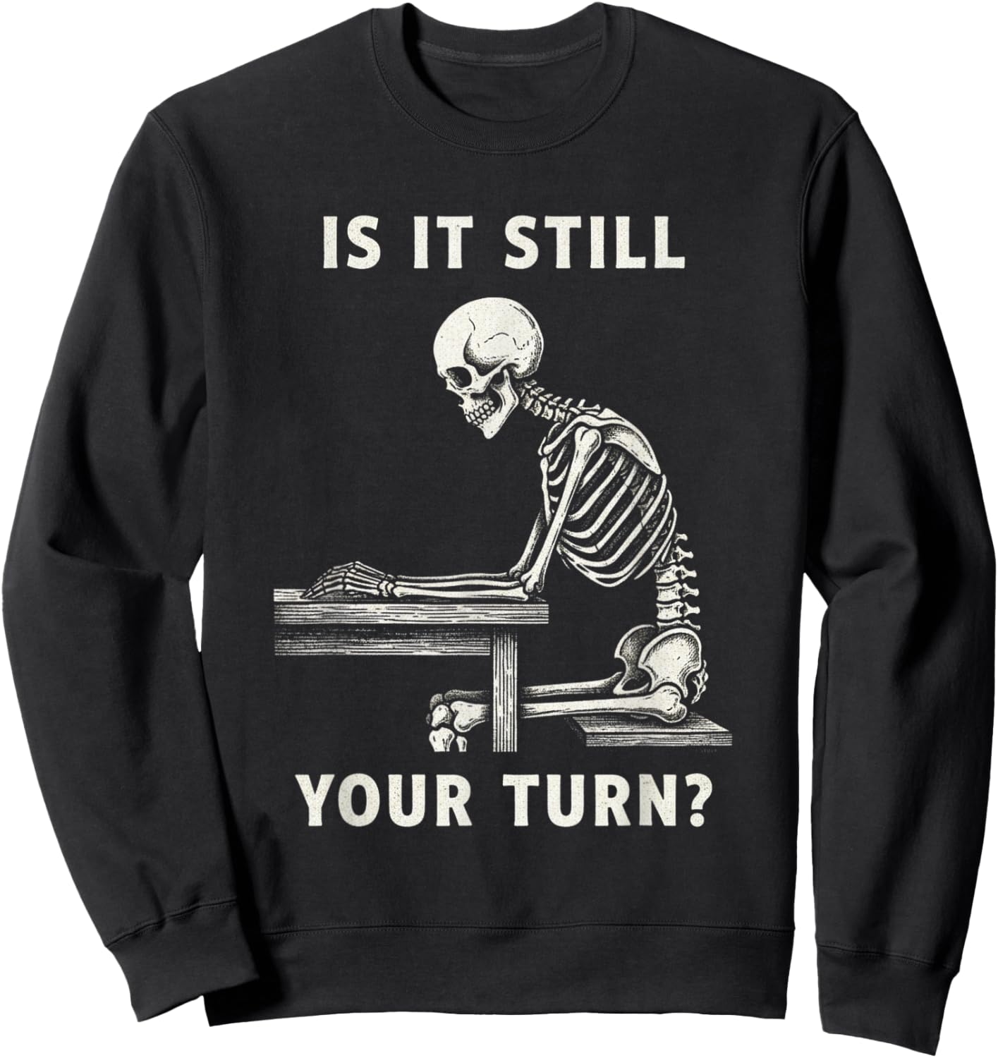 is It My Turn Yet? Bold Statement for Gamer Sweatshirt - Sweatshirt | Black