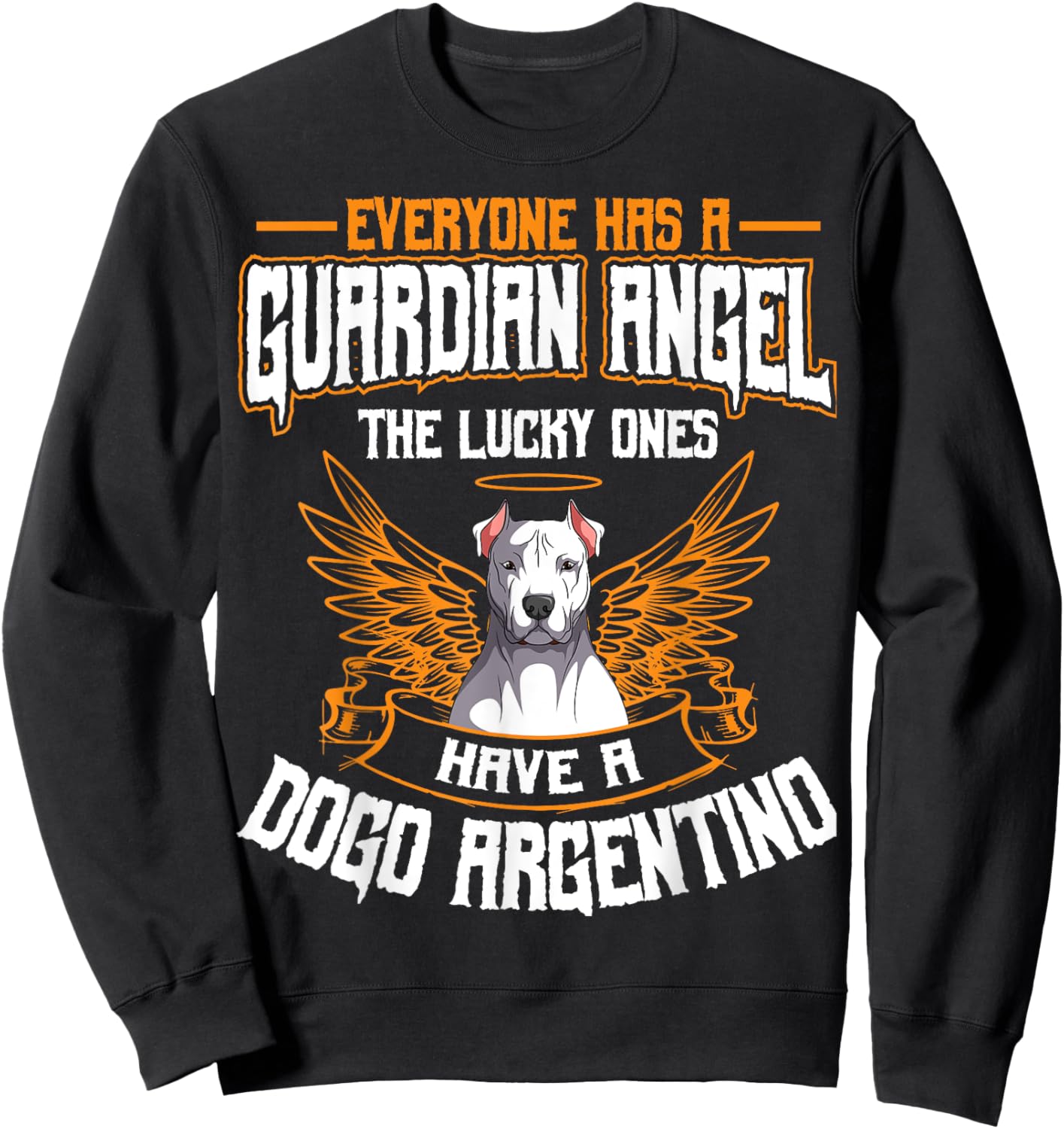 Dogo Argentino Breeder Hunting Dog Breed Owner Fur Parent Men Women Sweatshirt - Sweatshirt | Black