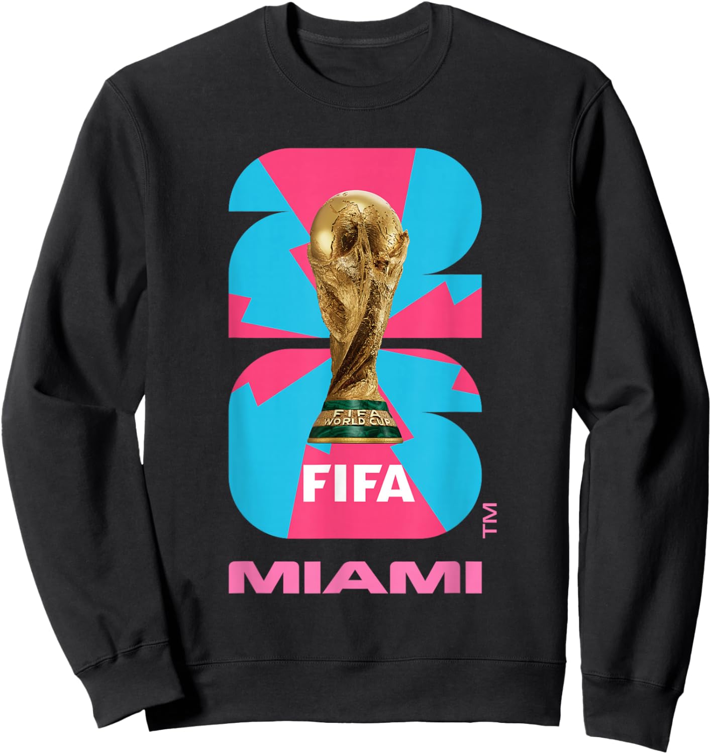 FIFA World CUP26 Miami Trophy Color Sweatshirt - Sweatshirt | Black