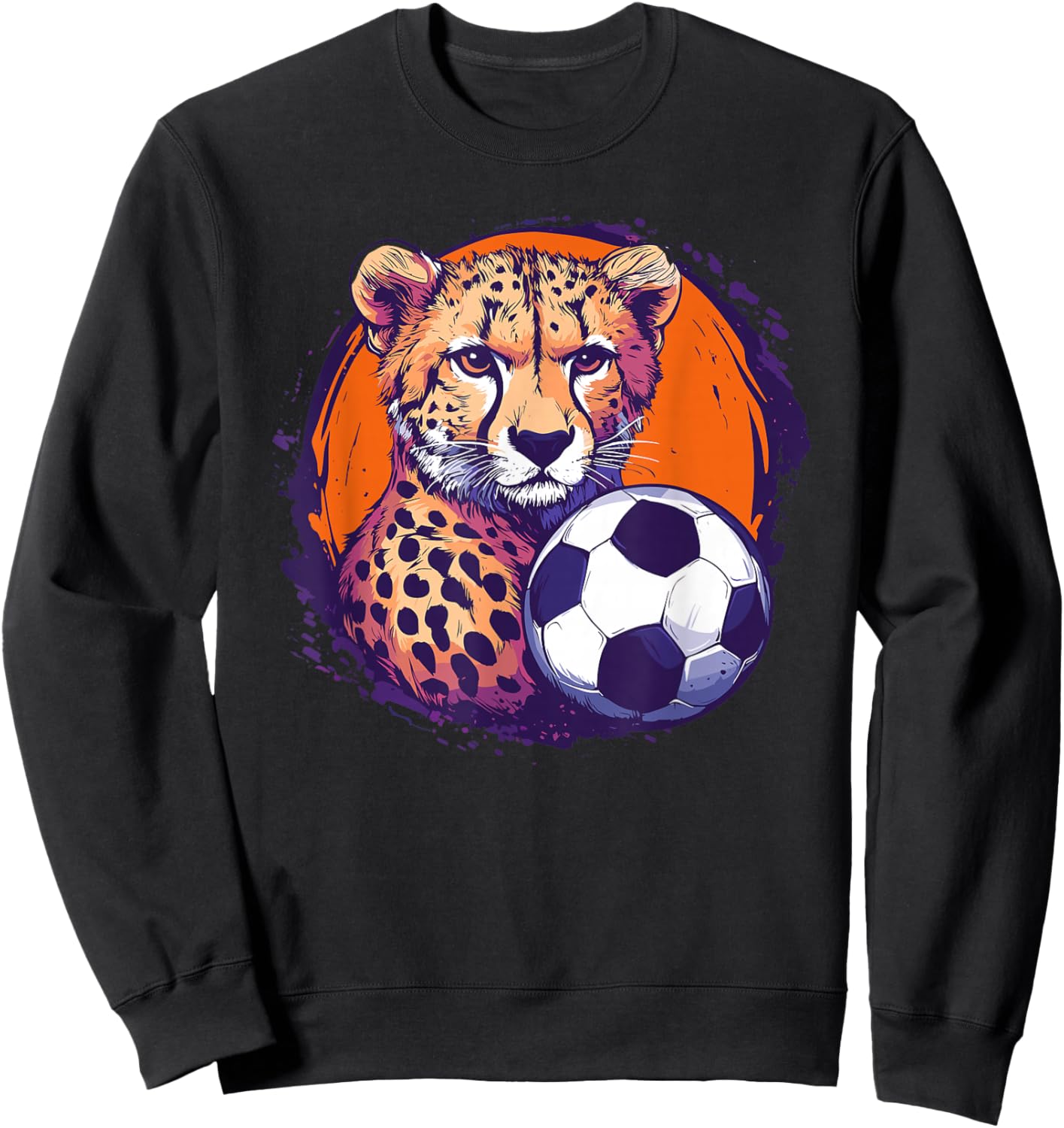 Cheetah Soccer Spirit Sweatshirt - Sweatshirt | Black