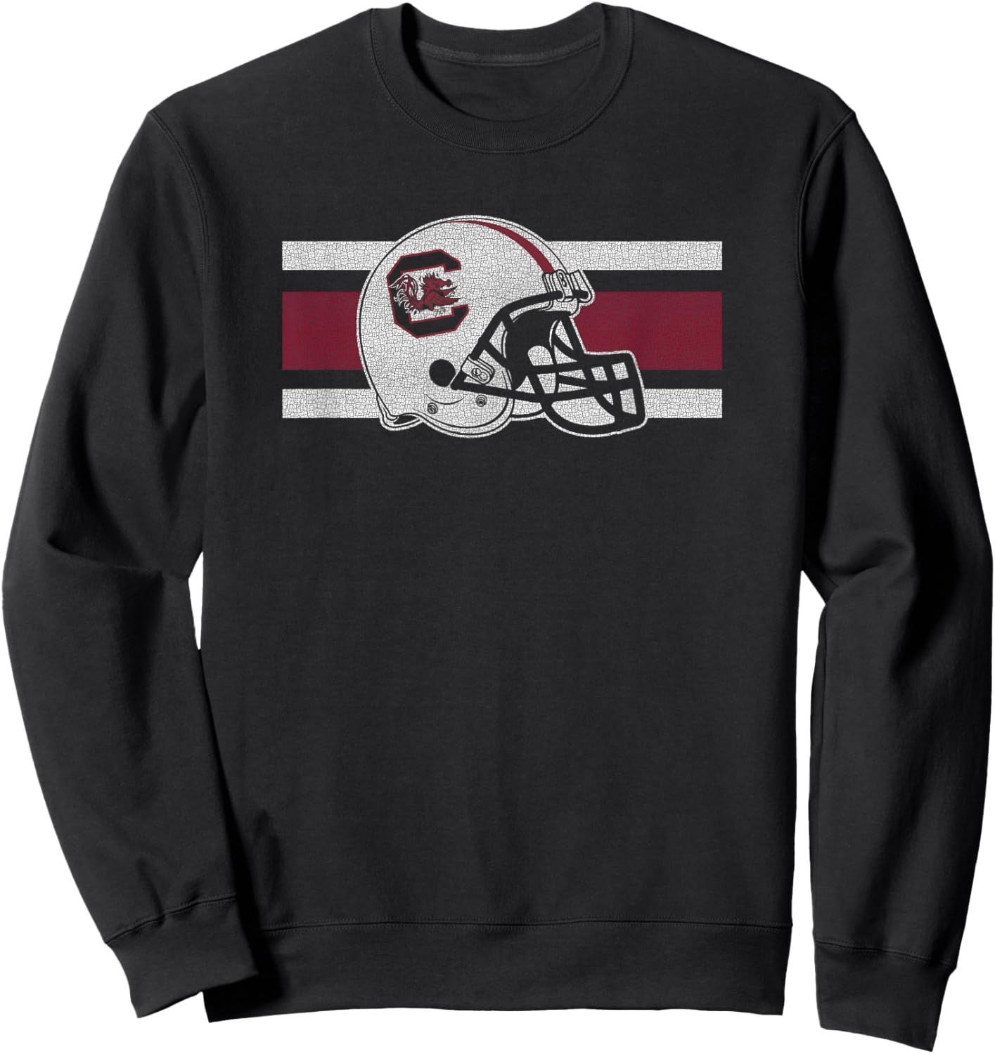 South Carolina Gamecocks Football Retro Helmet Black Sweatshirt - Sweatshirt | Black