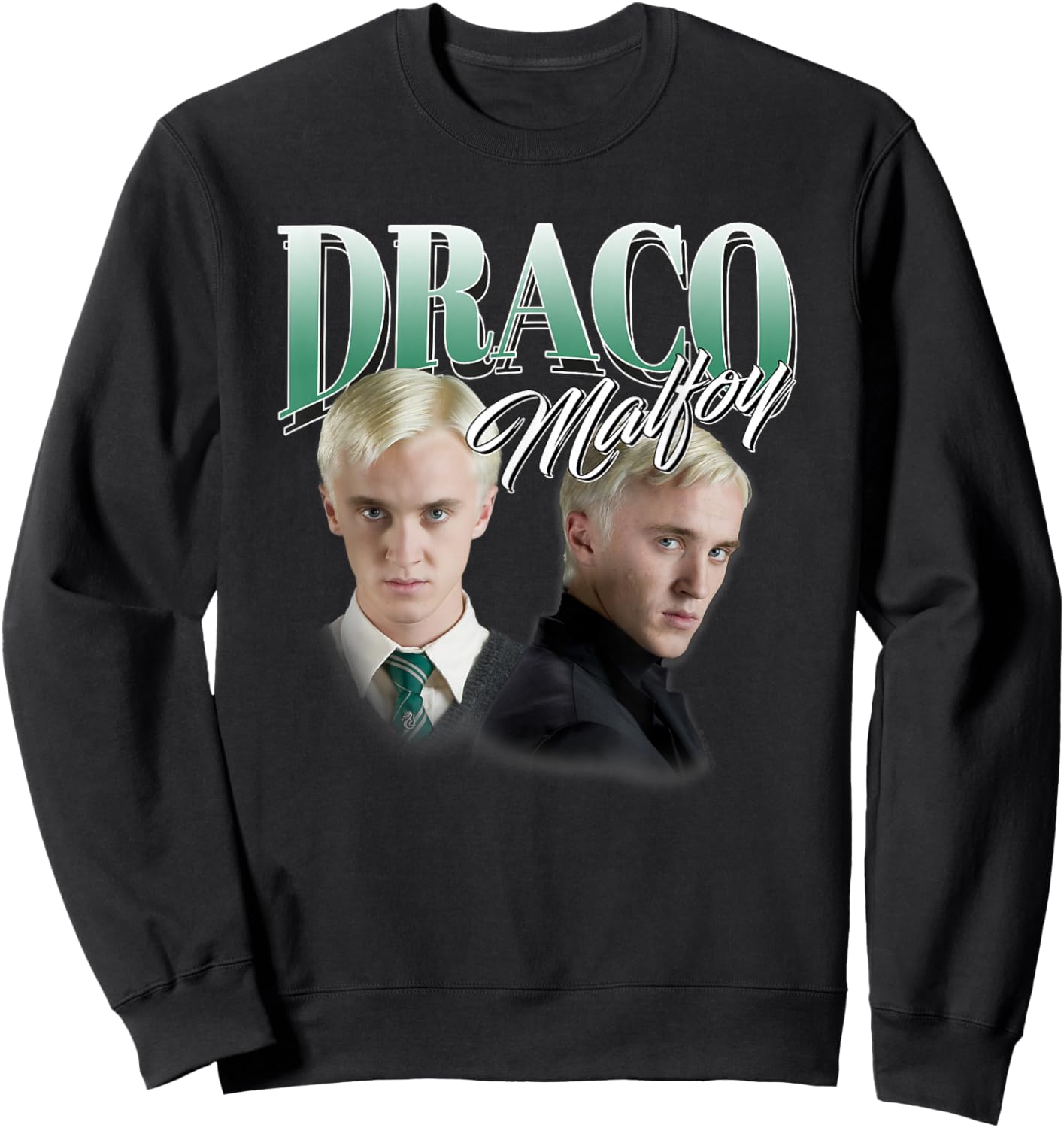 Harry Potter Draco Malfoy Homage Sweatshirt - Sweatshirt | Black