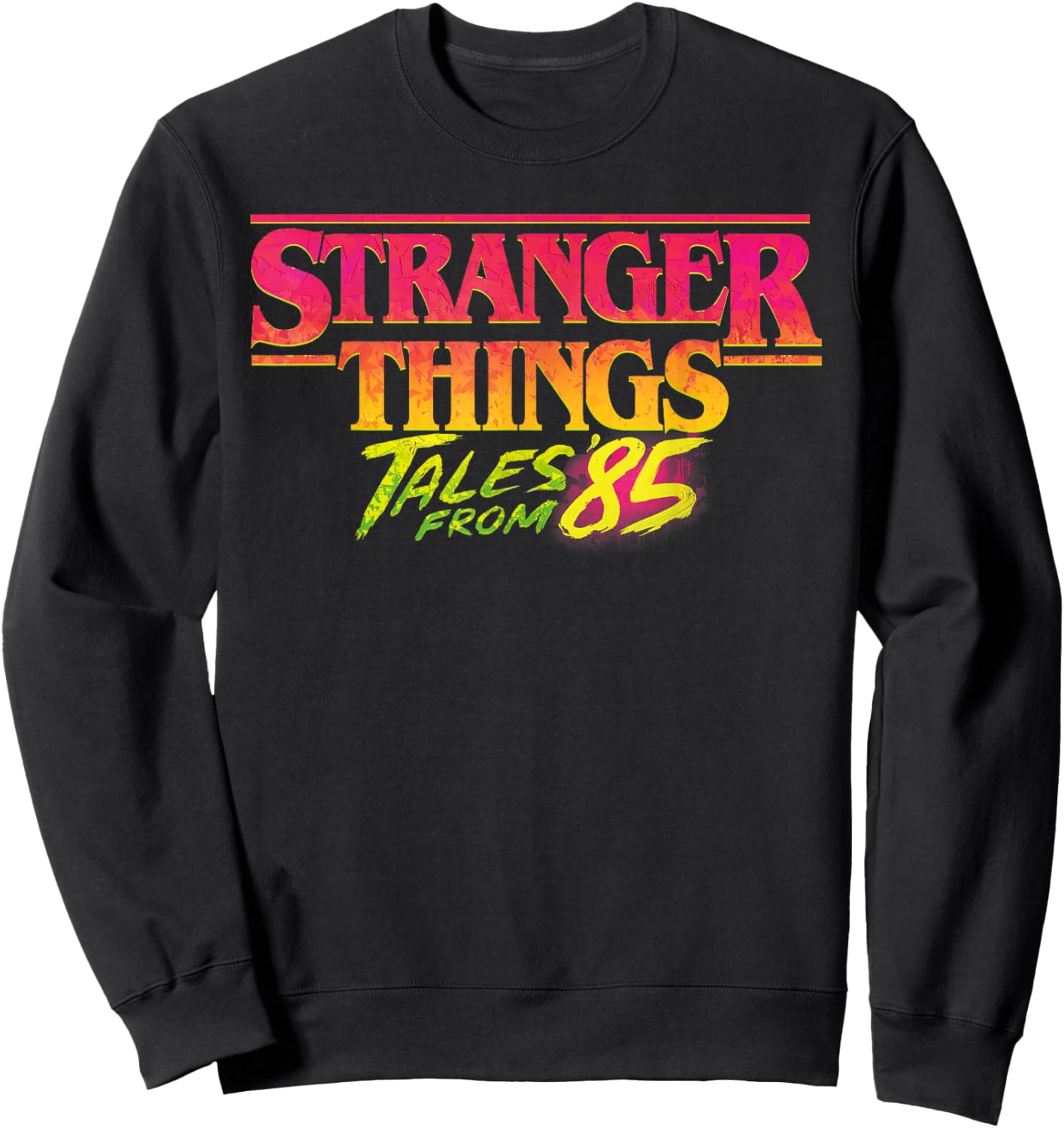 Stranger Things Tales from '85 Logo Sweatshirt - Sweatshirt | Black