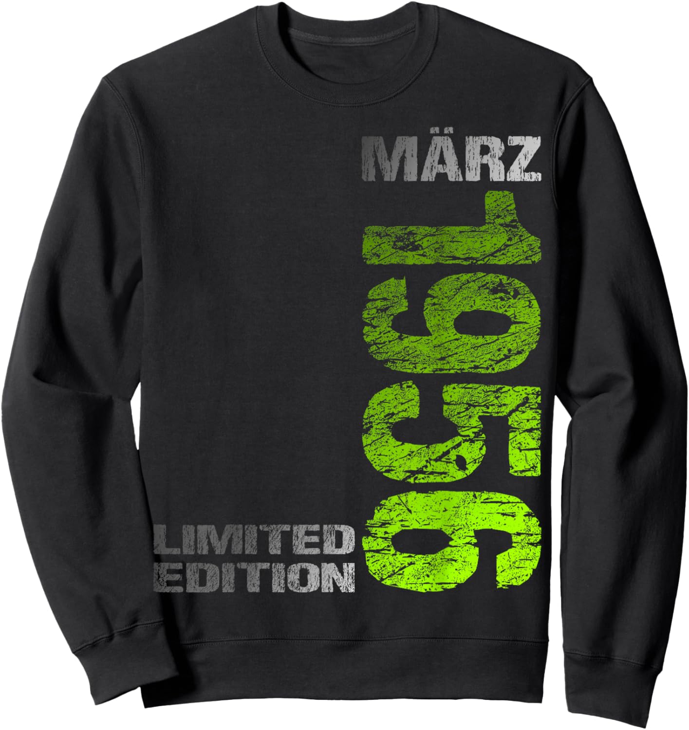 März 1956 Mann Frau 70. Geburtstag Limited Edition Sweatshirt - Sweatshirt | Black