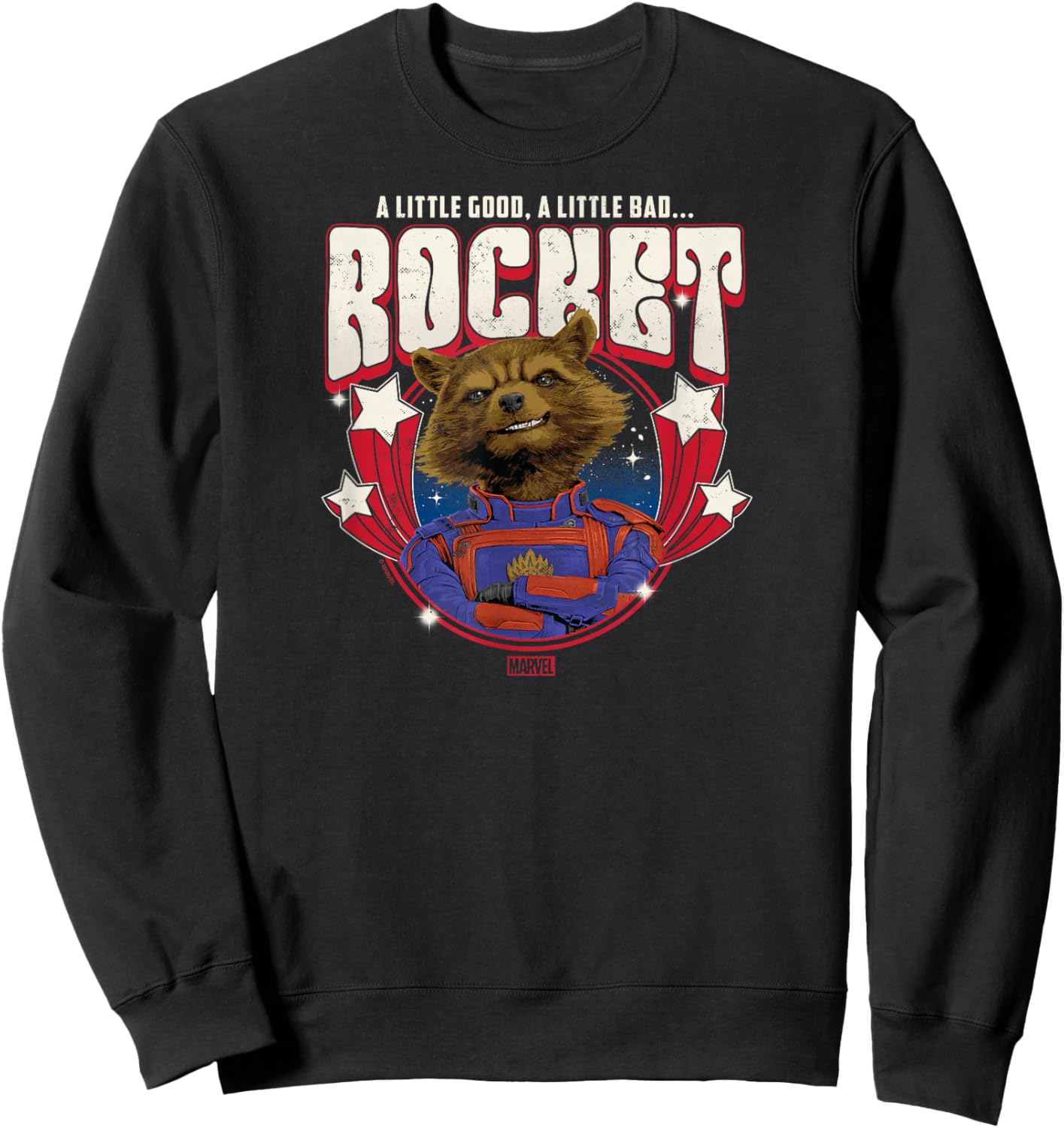 Guardians of The Galaxy - Rocket Raccoon Band Sweatshirt - Sweatshirt | Black