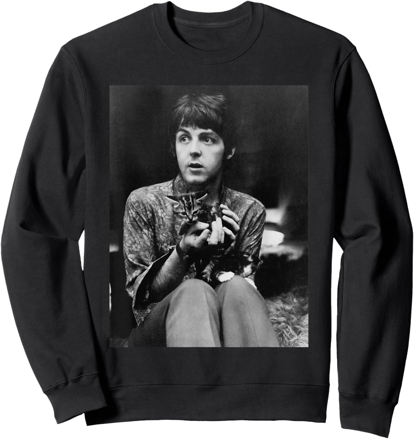 The Beatles Paul McCartney SGT Pepper's Era 1967 Sweatshirt - Sweatshirt | Black