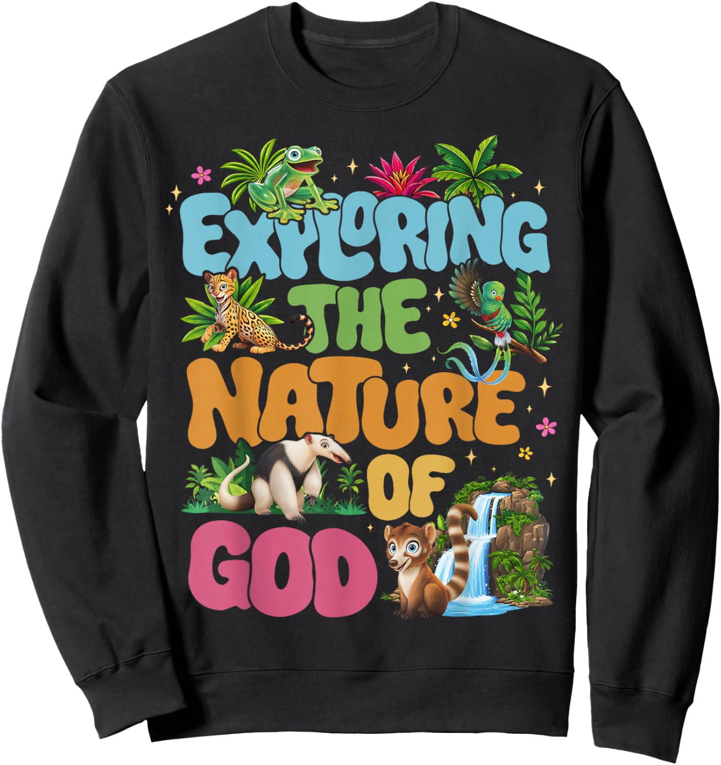 Rainforest Falls VBS 2026 Exploring The Nature of God Sweatshirt - Sweatshirt | Black