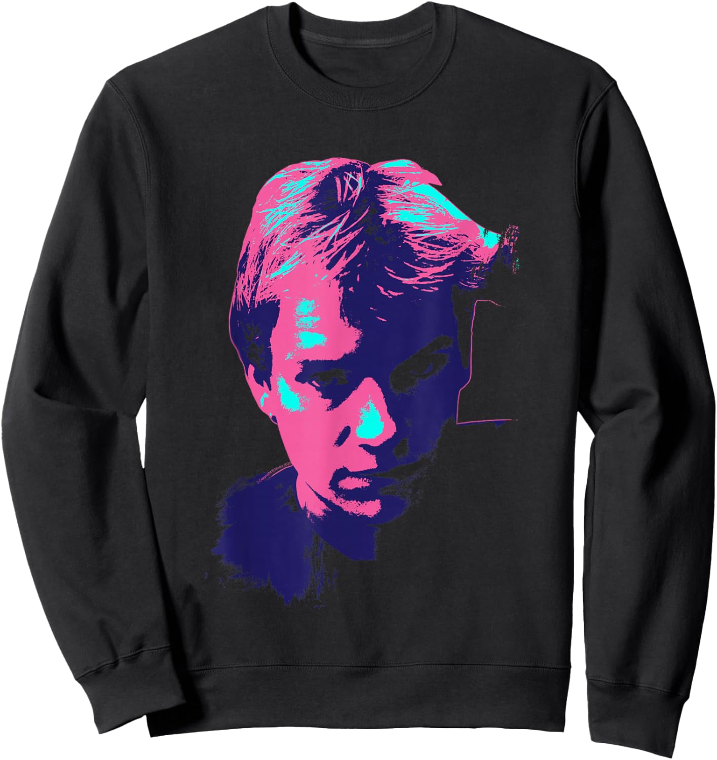 TV Times Portrait Of Musician Sting Pop Art Stylised Sweatshirt - Sweatshirt | Black