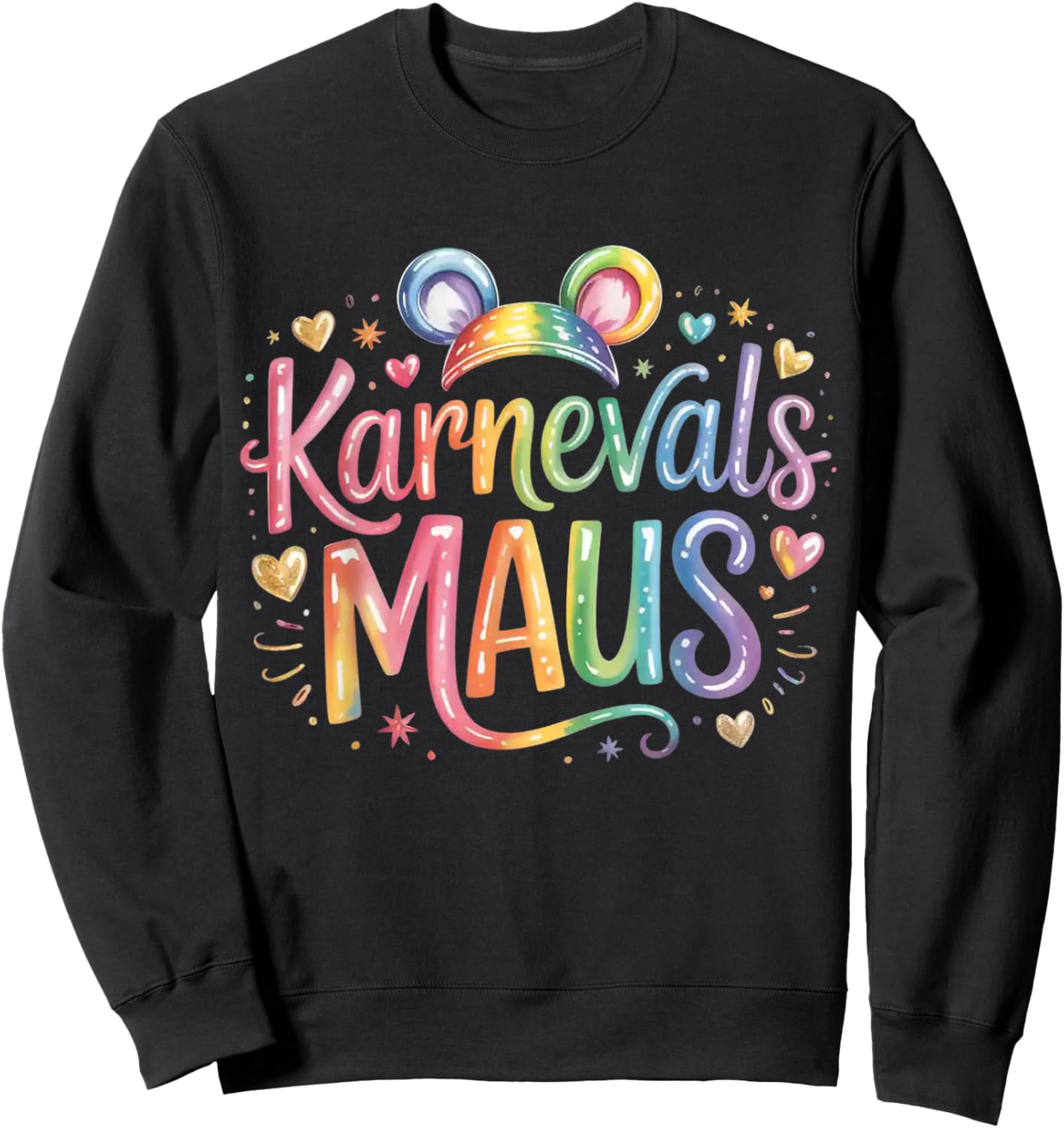 Carnival Mouse Cute Fancy Dress Motif and Children Sweatshirt - Sweatshirt | Black