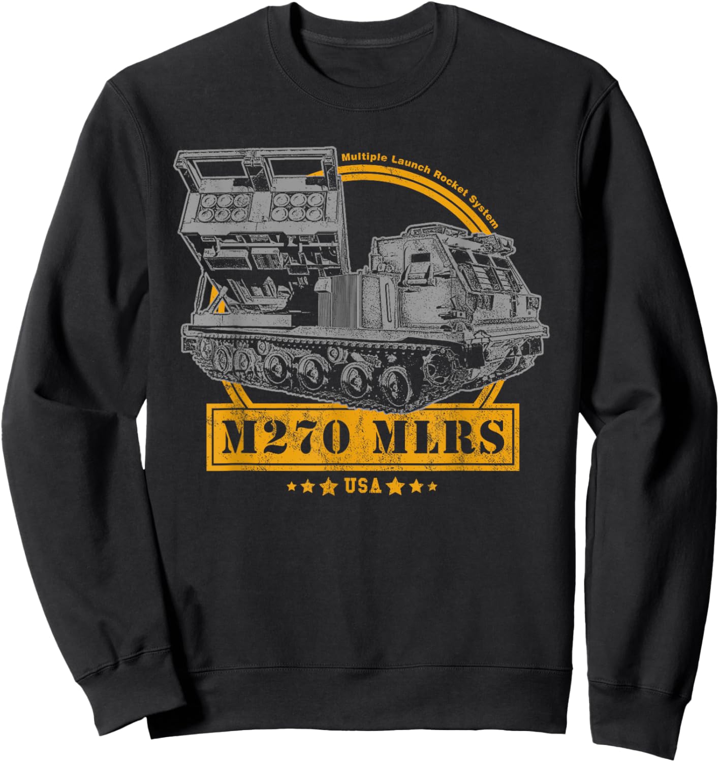 M270 Multiple Launch Rocket System Sweatshirt - Sweatshirt | Black