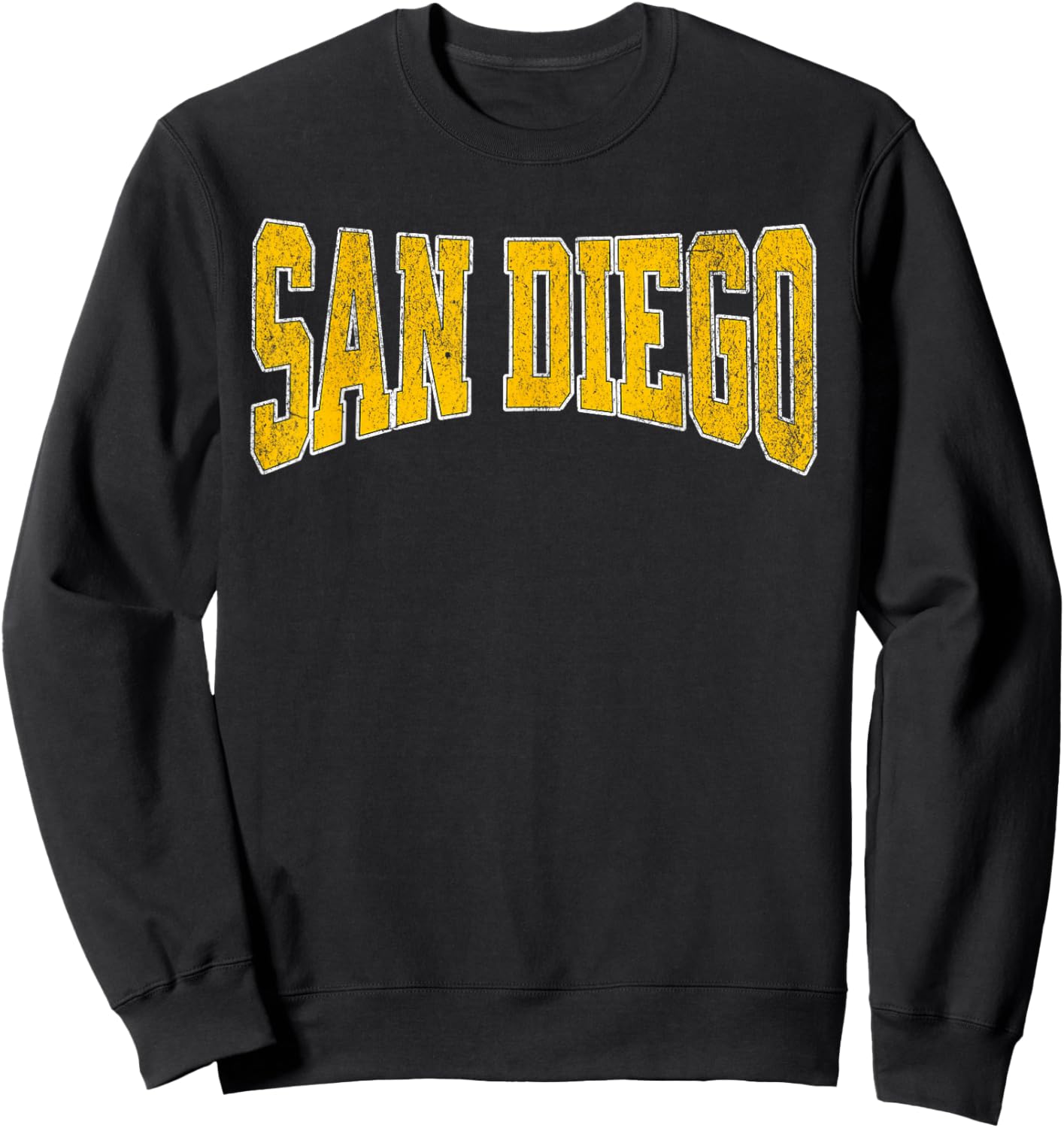 San diego vintage city Sweatshirt - Sweatshirt | Black
