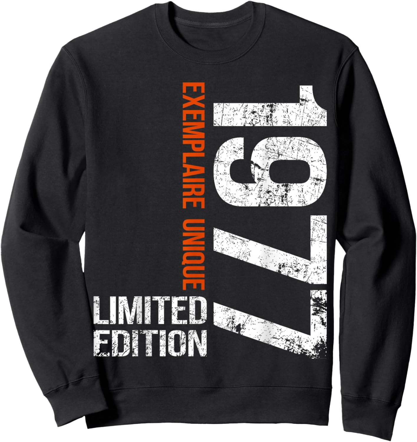 48th Anniversary 1977 Vintage 48 Years Old Men Vintage 1977 Sweatshirt - Sweatshirt | Black