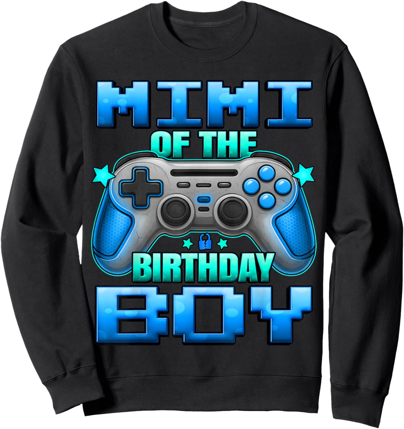 Mimi of The Birthday Boy Matching Family Grand Mother Sweatshirt - Sweatshirt | Black