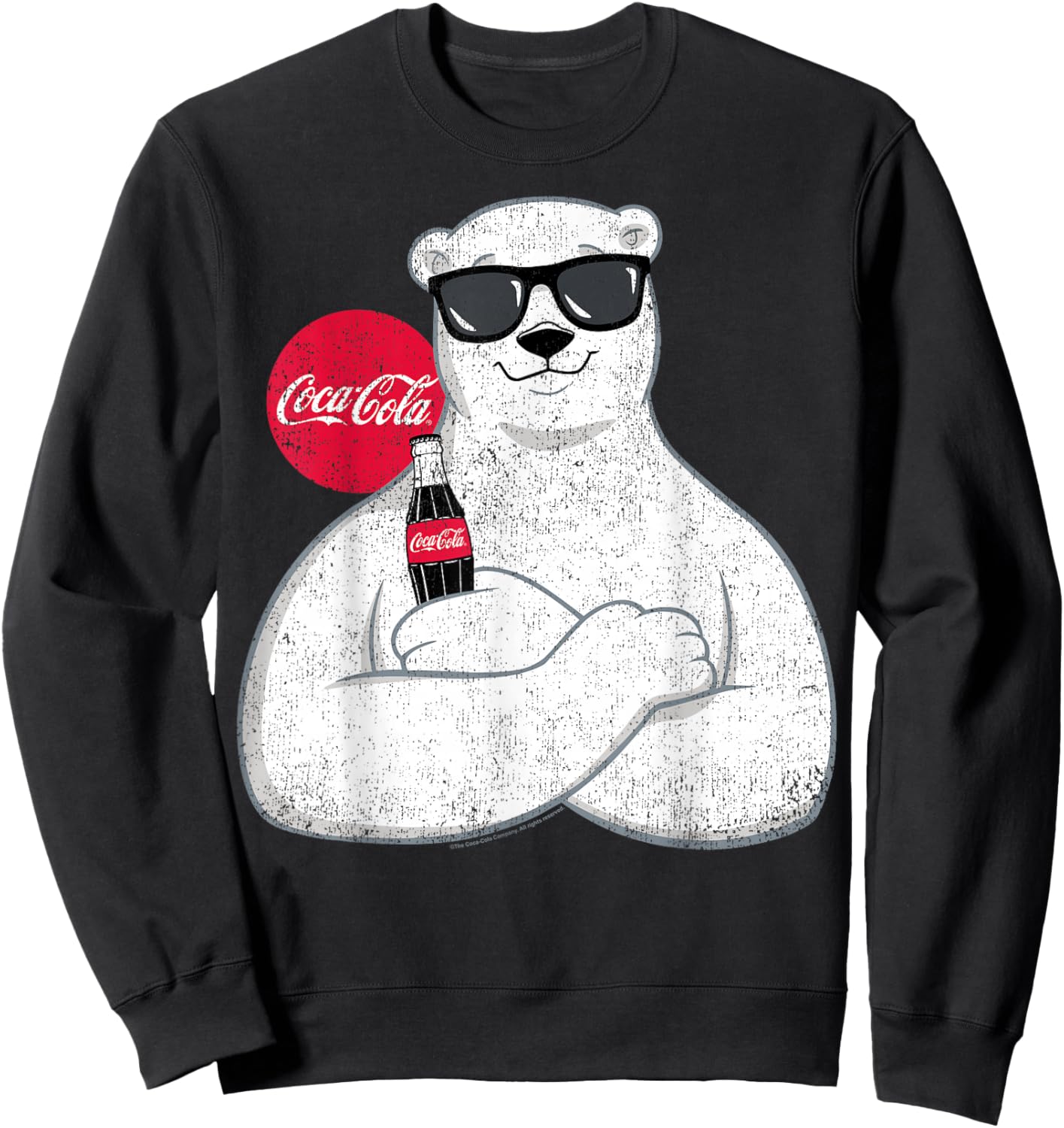 Coca-Cola - Polar Bear Sunglasses Sweatshirt - Sweatshirt | Black