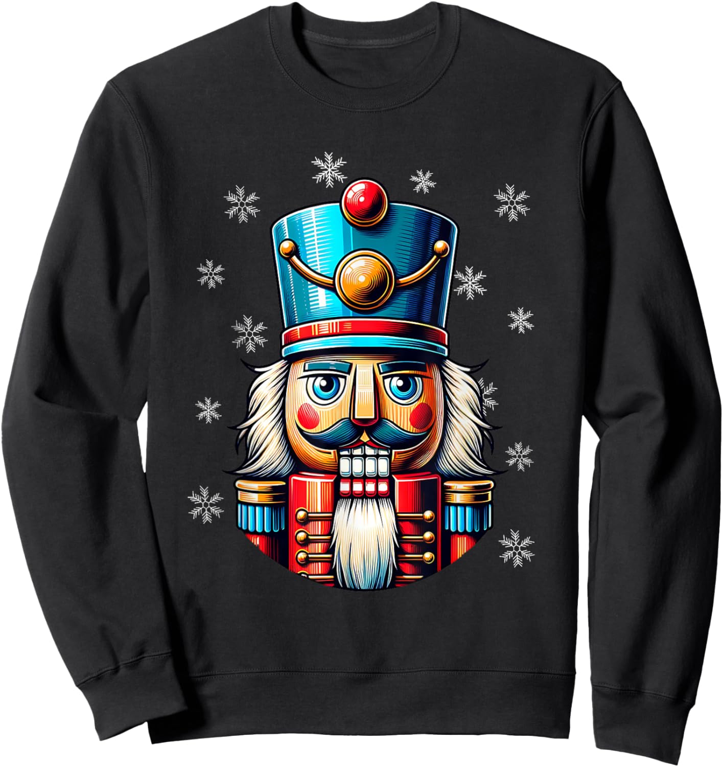 Christmas Nutcracker Men Women Nutcrackers Xmas Sweatshirt - Sweatshirt | Black