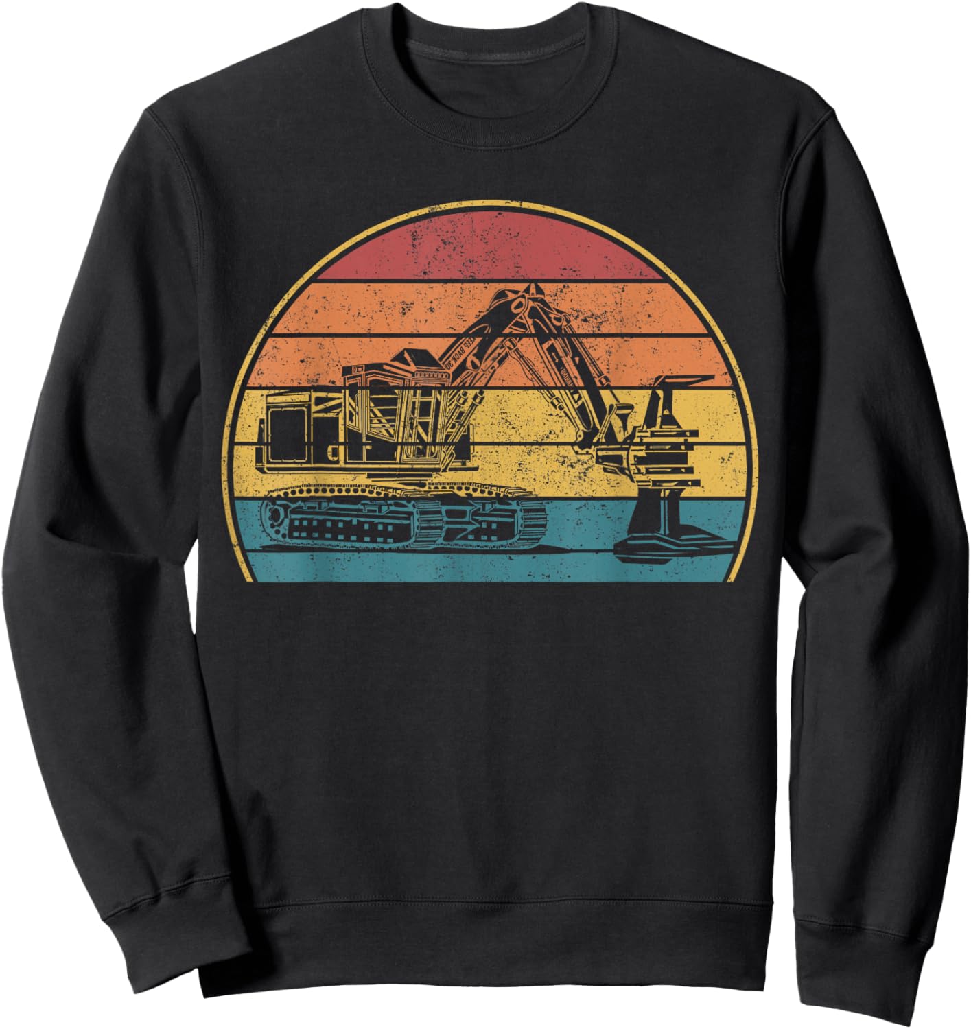 Feller Buncher Operator Logger Logging Log Tree Cutting Sweatshirt - Sweatshirt | Black