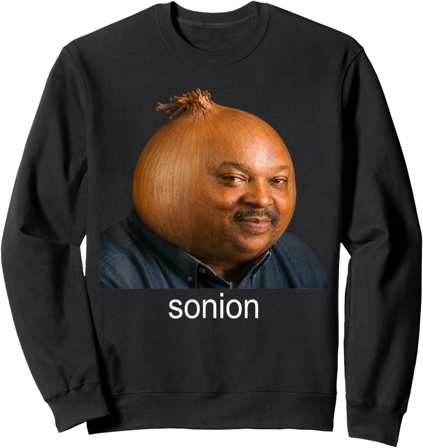 Funny Sonion Brainrot Meme GenZ Sweatshirt - Sweatshirt | Black