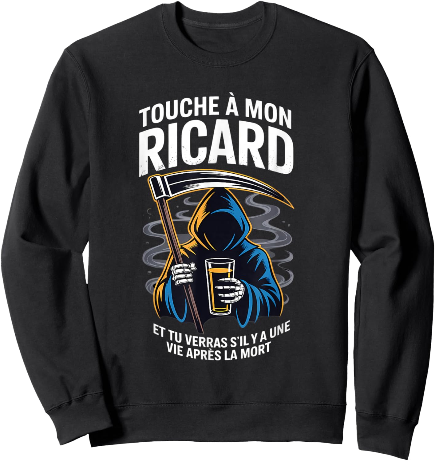 Ricard Lover – Humour Noir Aperitif French Sweatshirt - Sweatshirt | Black