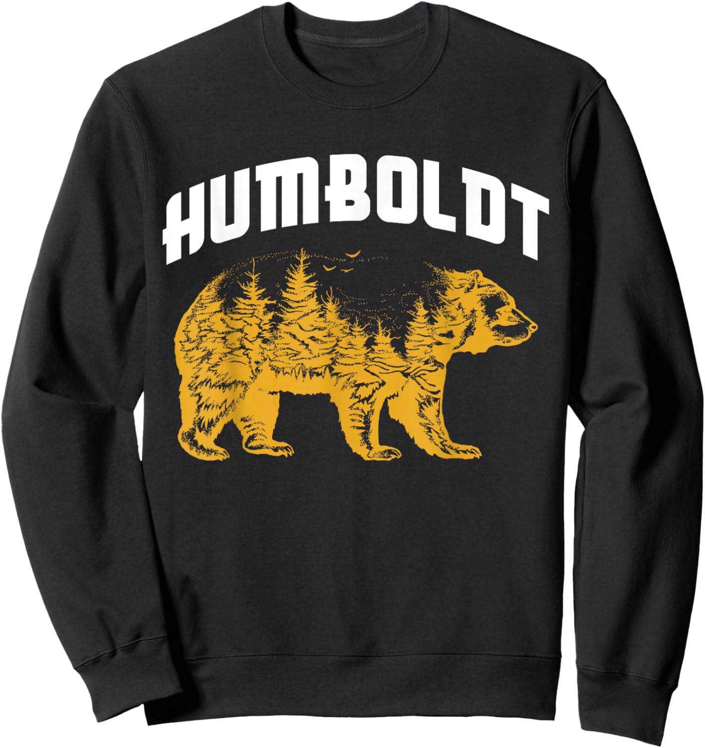Humboldt County California Bear Mountain Outdoors Sweatshirt - Sweatshirt | Black